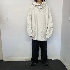 画像2: 40's Swedish Army Snow Anorak Parka Pullover (2)