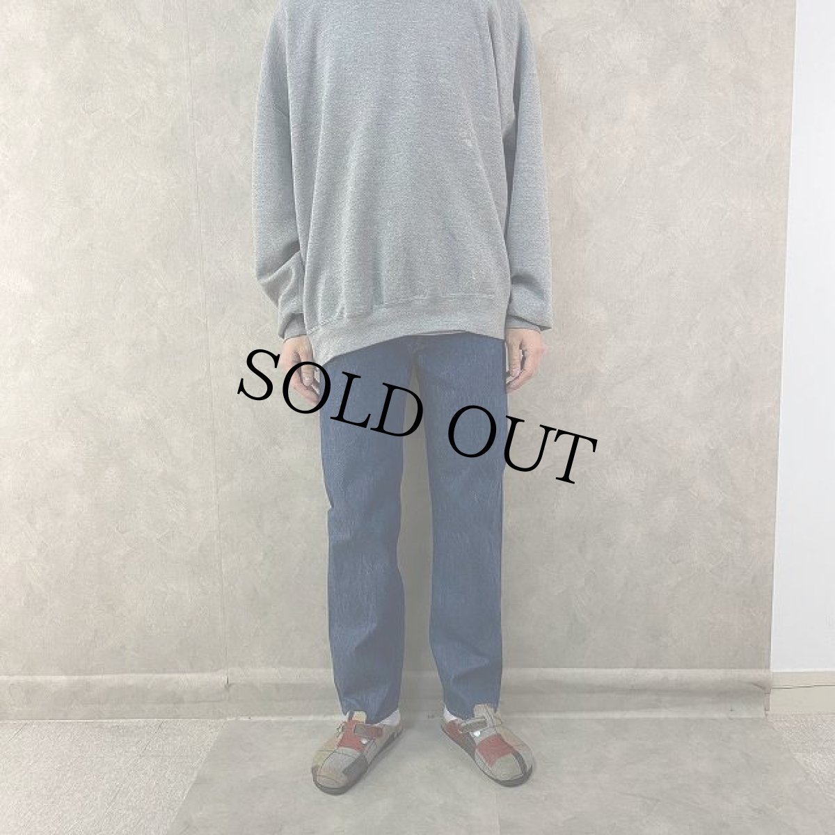 画像2: 90〜00'sLevi's 501 USA製 糊付け&プレス ワンウォッシュデニムパンツ W29 (2)