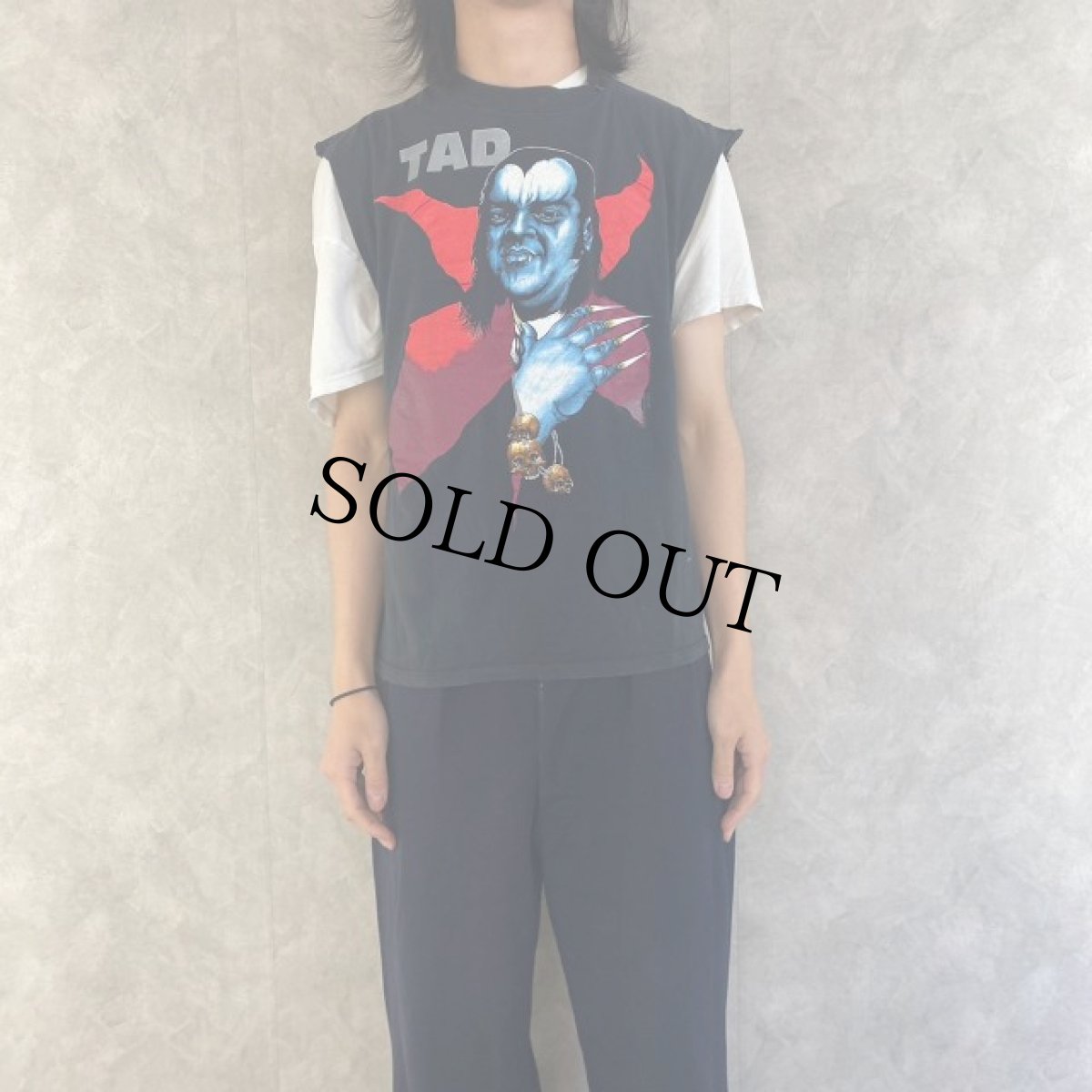 画像3: 90's TAD "pushead"デザイン プリントリメイクTシャツ (3)