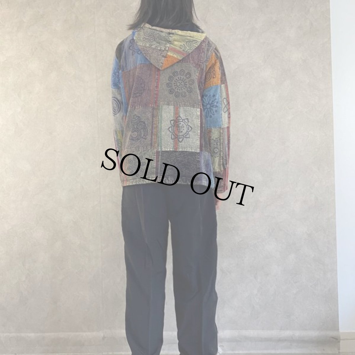 画像4: NEPAL製 パッチワークジャケット M (4)