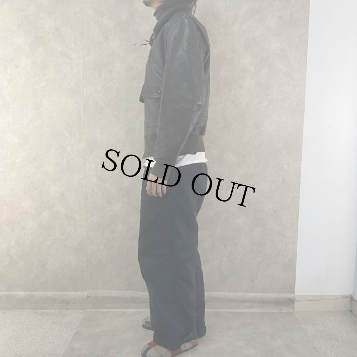 画像3: 70's U.S.NAVY G-1フライトジャケット 44 (3)