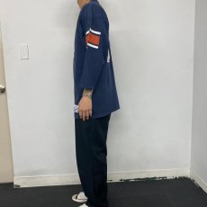 画像3: 80's Champion USA製 トリコタグ フットボールTシャツ L (3)