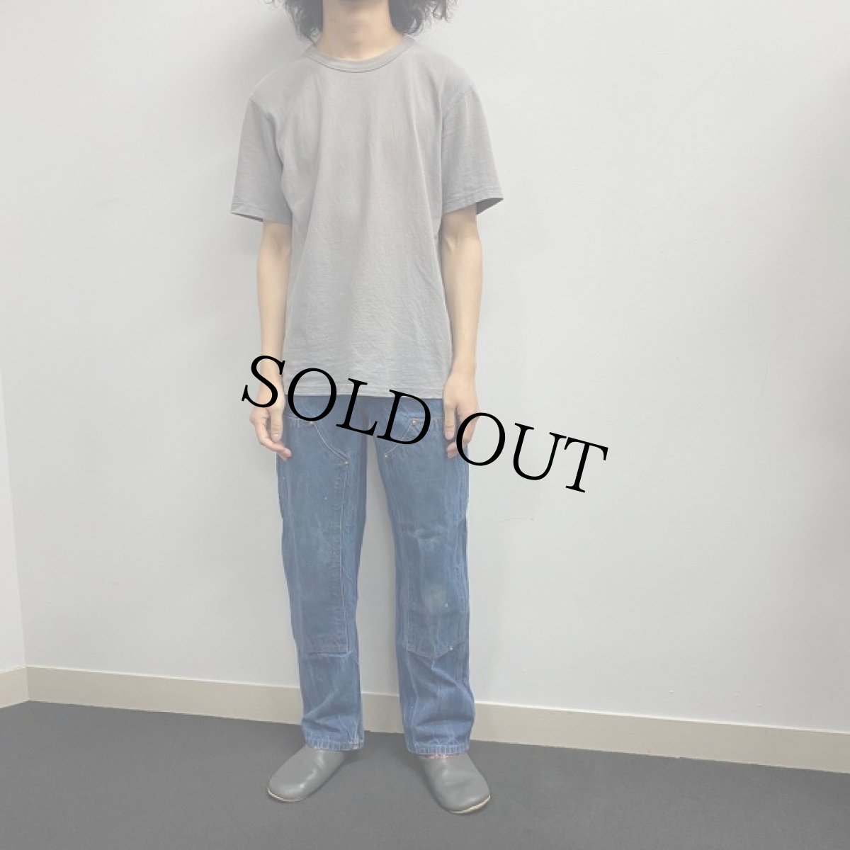 画像2: Carhartt USA製 ダブルニーデニムペインターパンツ W30 (2)