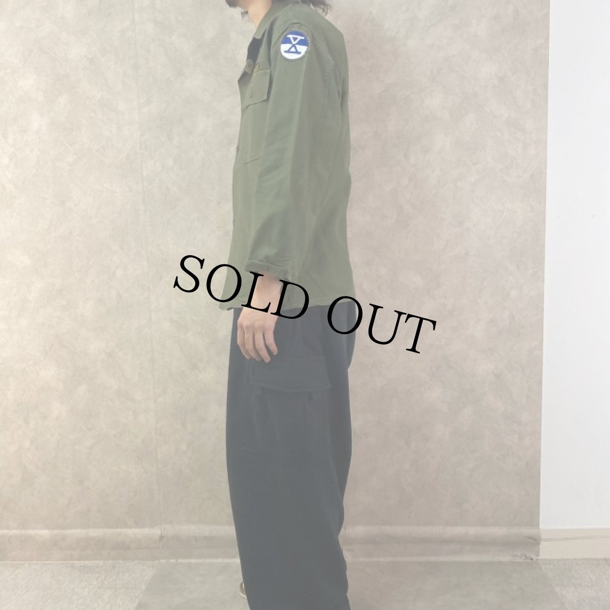 画像3: 50's U.S.ARMY Utility Shirt 1st LARGE (3)