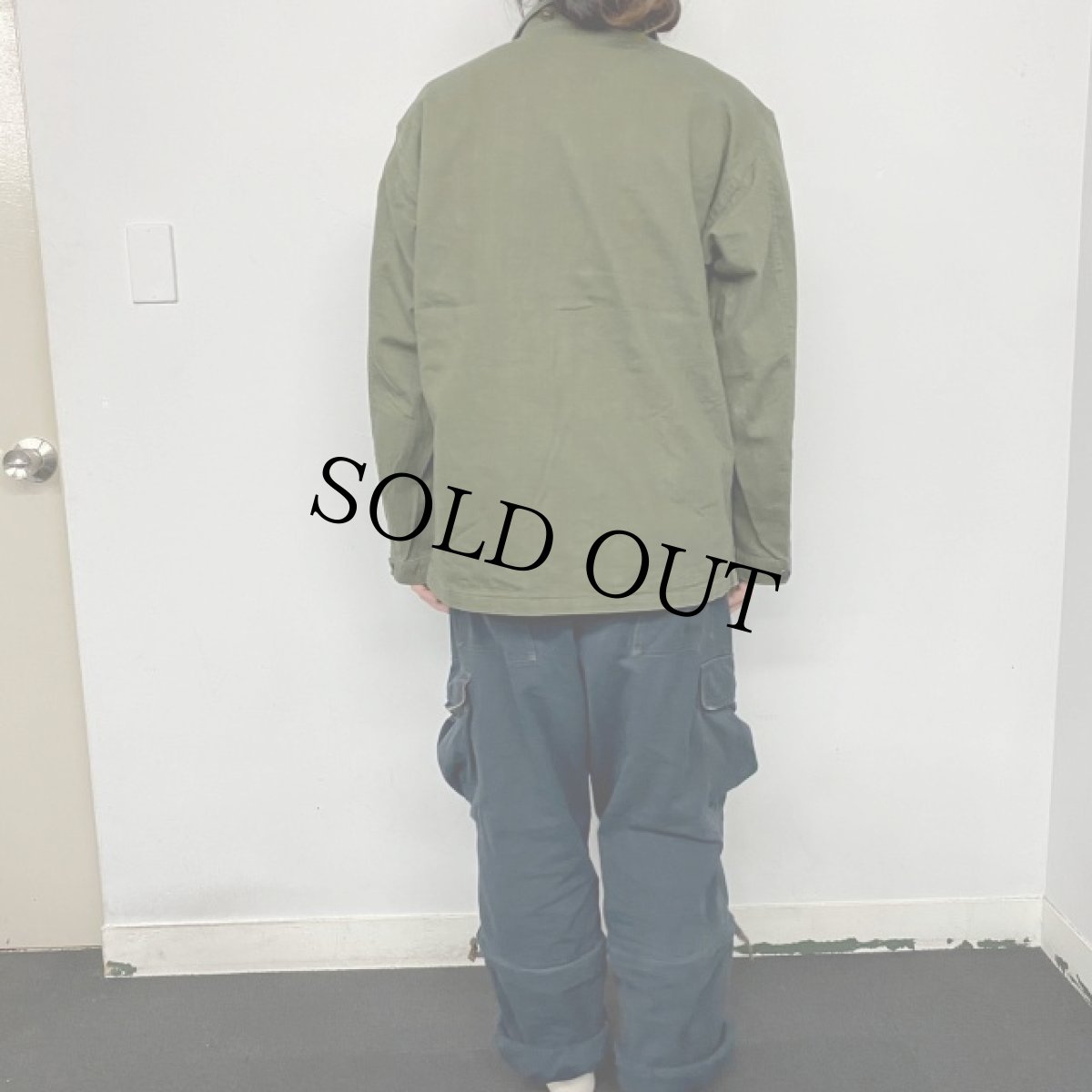 画像4: 40〜50's U.S.ARMY 13スター M-43 HBTジャケット 38R (4)