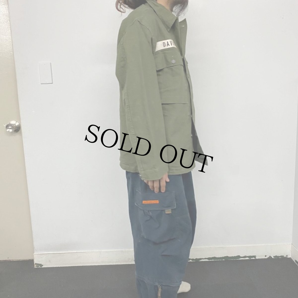 画像3: 40〜50's U.S.ARMY 13スター M-43 HBTジャケット 38R (3)