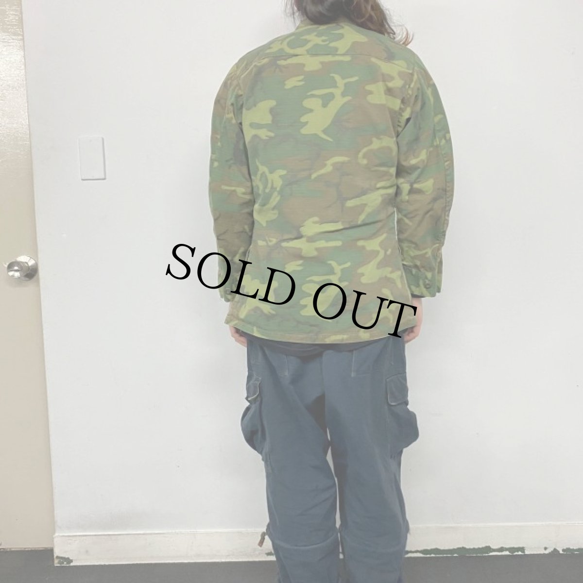 画像4: 60's U.S.ARMY ERDL迷彩 グリーンリーフ ジャングルファティーグジャケット 4th (4)