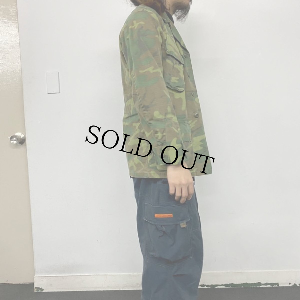 画像3: 60's U.S.ARMY ERDL迷彩 グリーンリーフ ジャングルファティーグジャケット 4th (3)