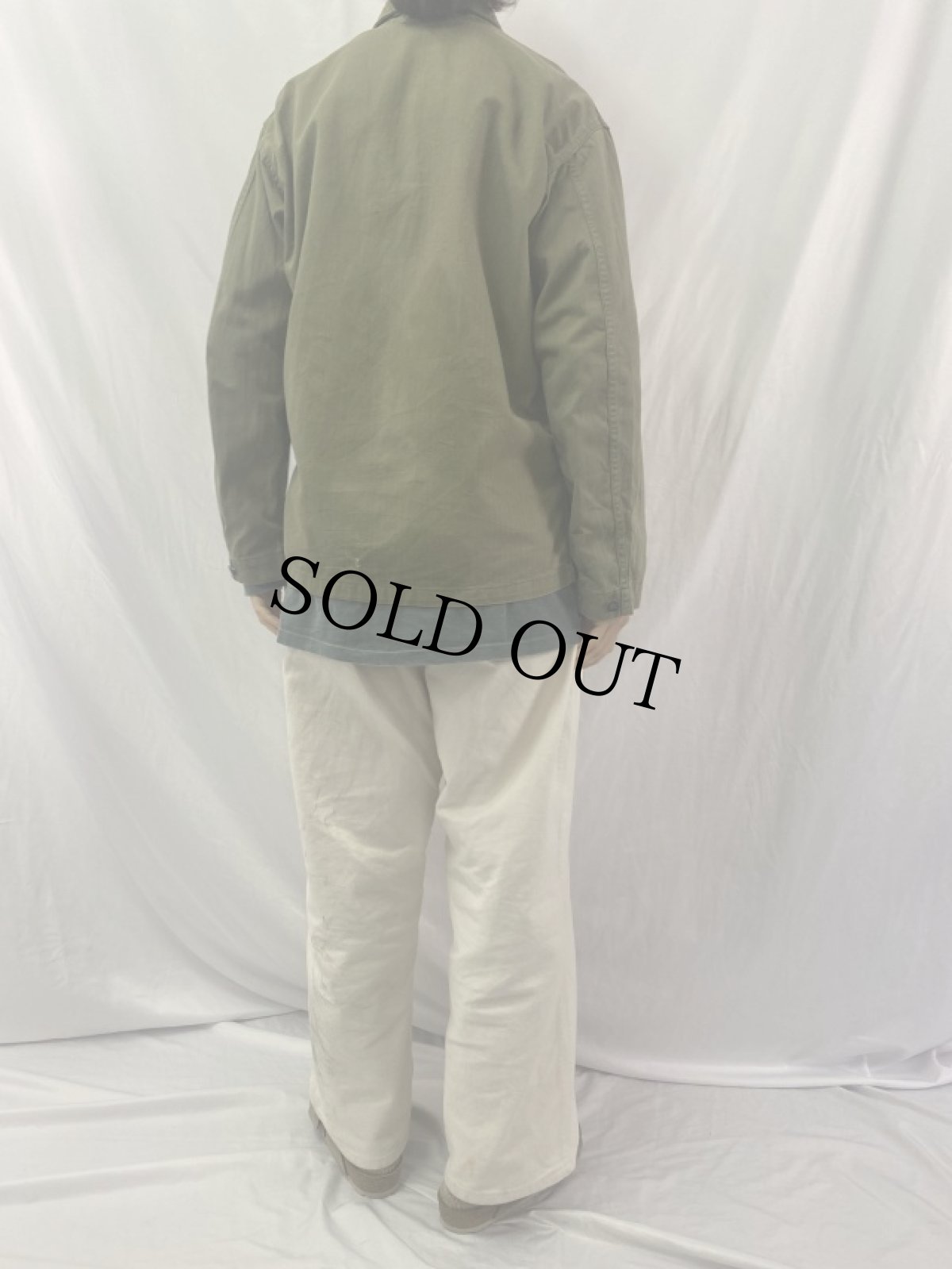 画像4: 40's U.S.ARMY 13スター M-43 HBTジャケット 38R (4)