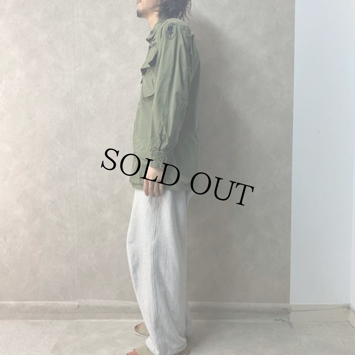 画像3: 60's U.S.ARMY ジャングルファティーグジャケット 3rd SMALL-LONG (3)