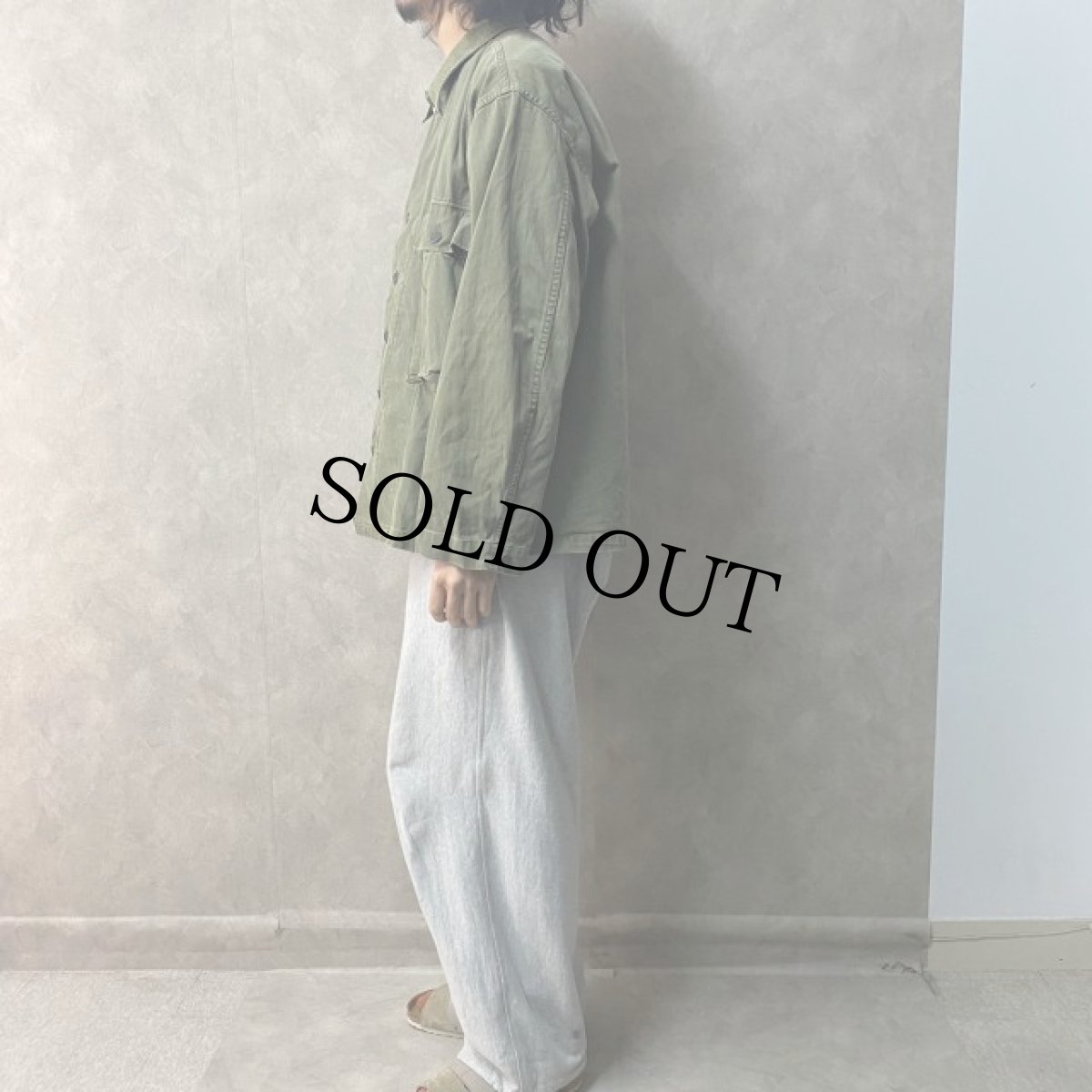 画像3: 40's U.S.ARMY M-43 HBT Jacket (3)