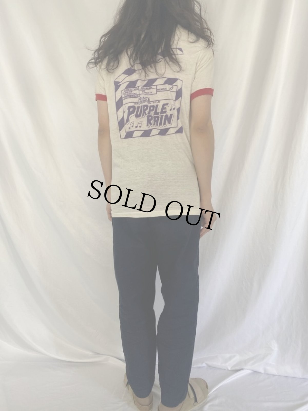画像5: 80's PRINCE USA製 "PURPLE RAIN" ロックバンドリンガーTシャツ XL (5)