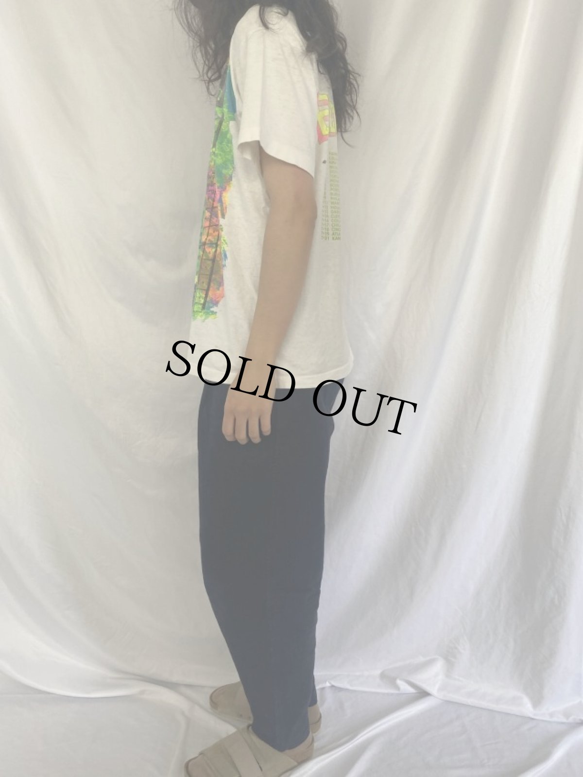 画像3: 90's RAMONES USA製 "ESCAPE FROM NEW YORK" パンクロックバンドツアーTシャツ L (3)