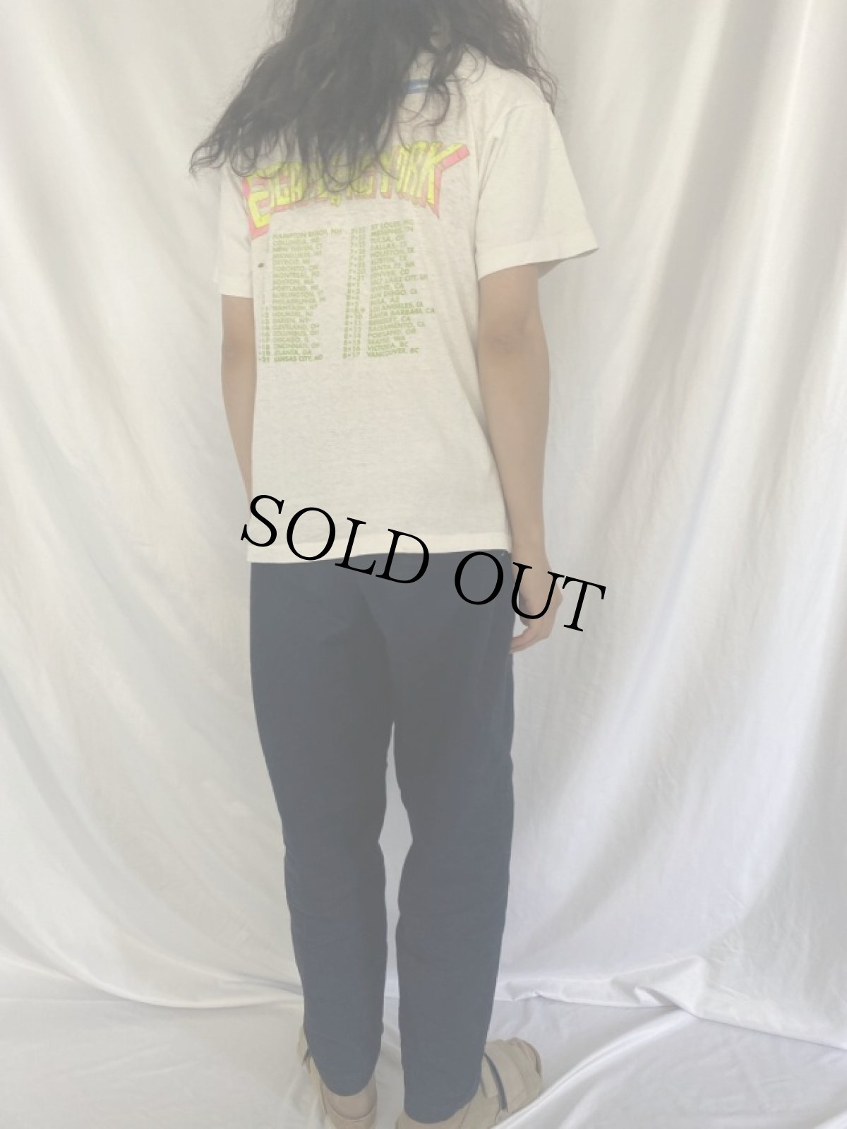 画像4: 90's RAMONES USA製 "ESCAPE FROM NEW YORK" パンクロックバンドツアーTシャツ L (4)