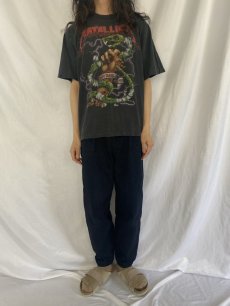 画像2: 90's METALLICA "Don't Tread on Me" ヘヴィメタルバンドTシャツ (2)