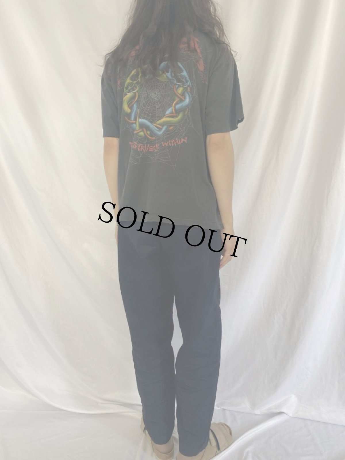 画像4: 90's METALLICA "Don't Tread on Me" ヘヴィメタルバンドTシャツ (4)