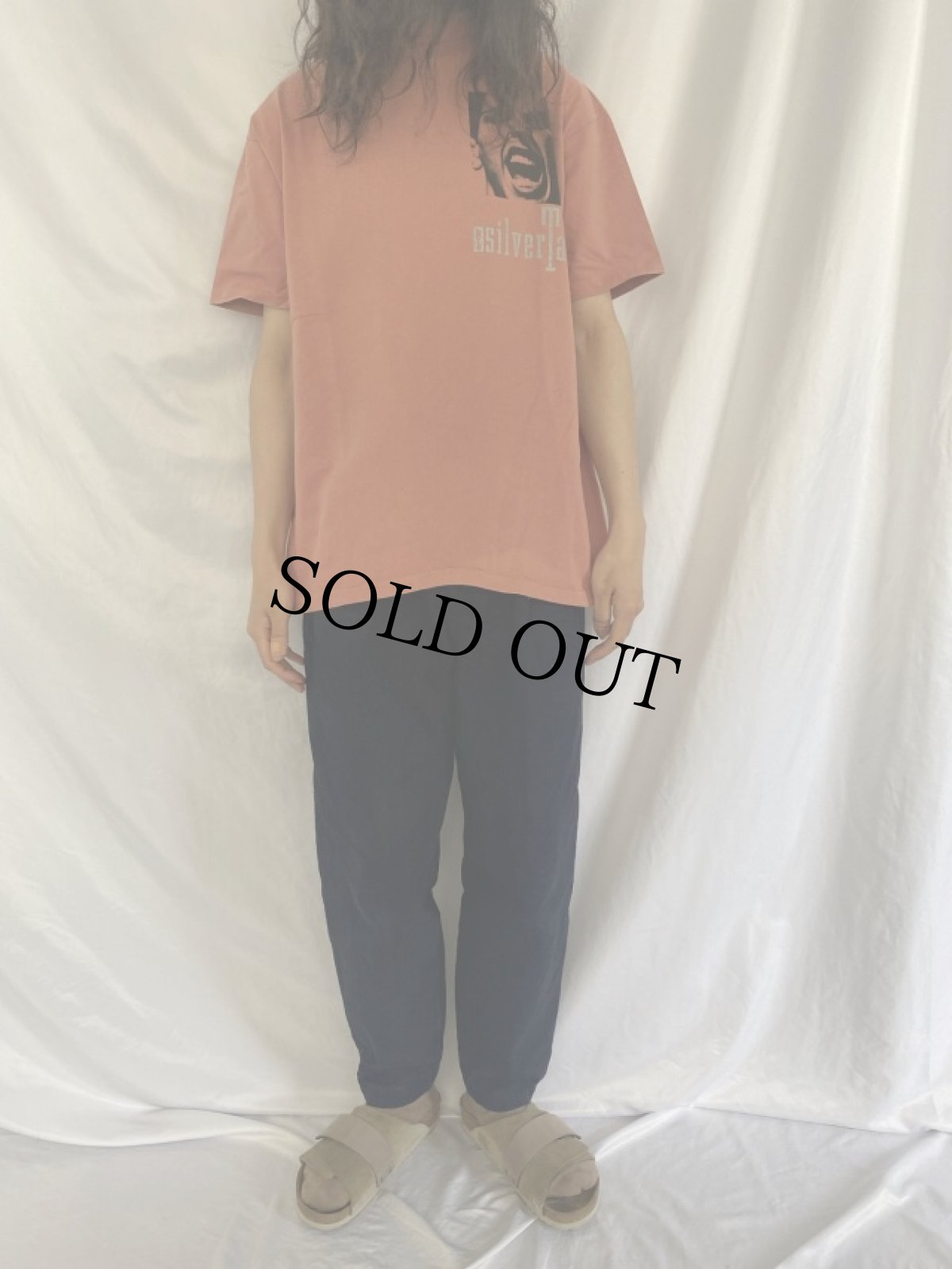 画像3: 90's SILVER TAB USA製 大判プリントTシャツ L (3)