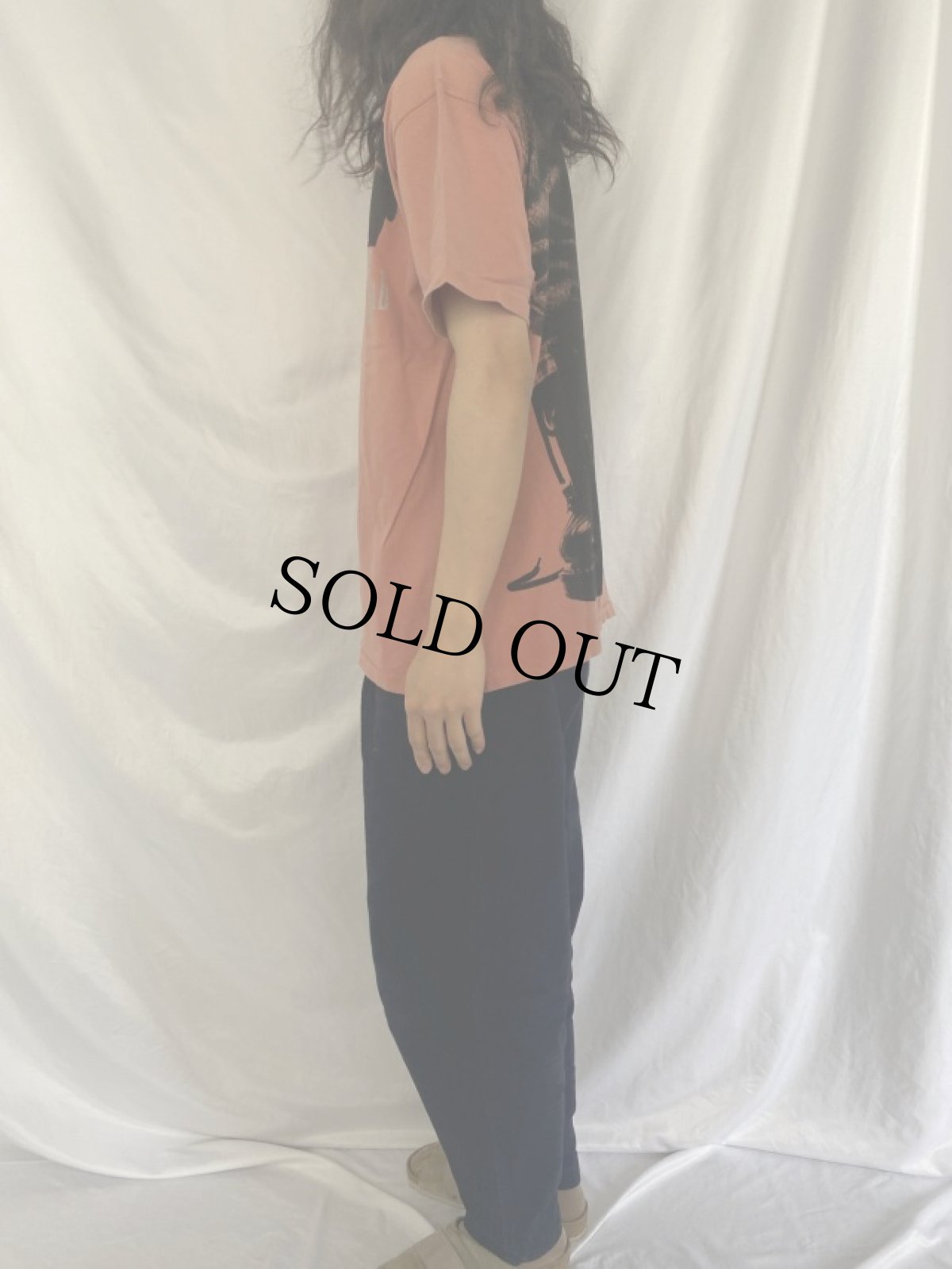 画像4: 90's SILVER TAB USA製 大判プリントTシャツ L (4)