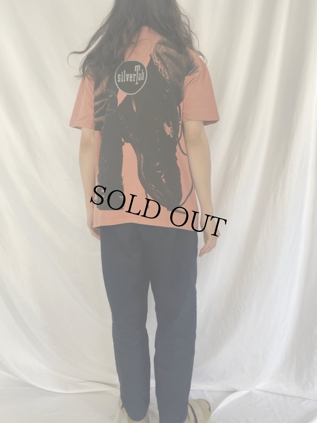 画像5: 90's SILVER TAB USA製 大判プリントTシャツ L (5)