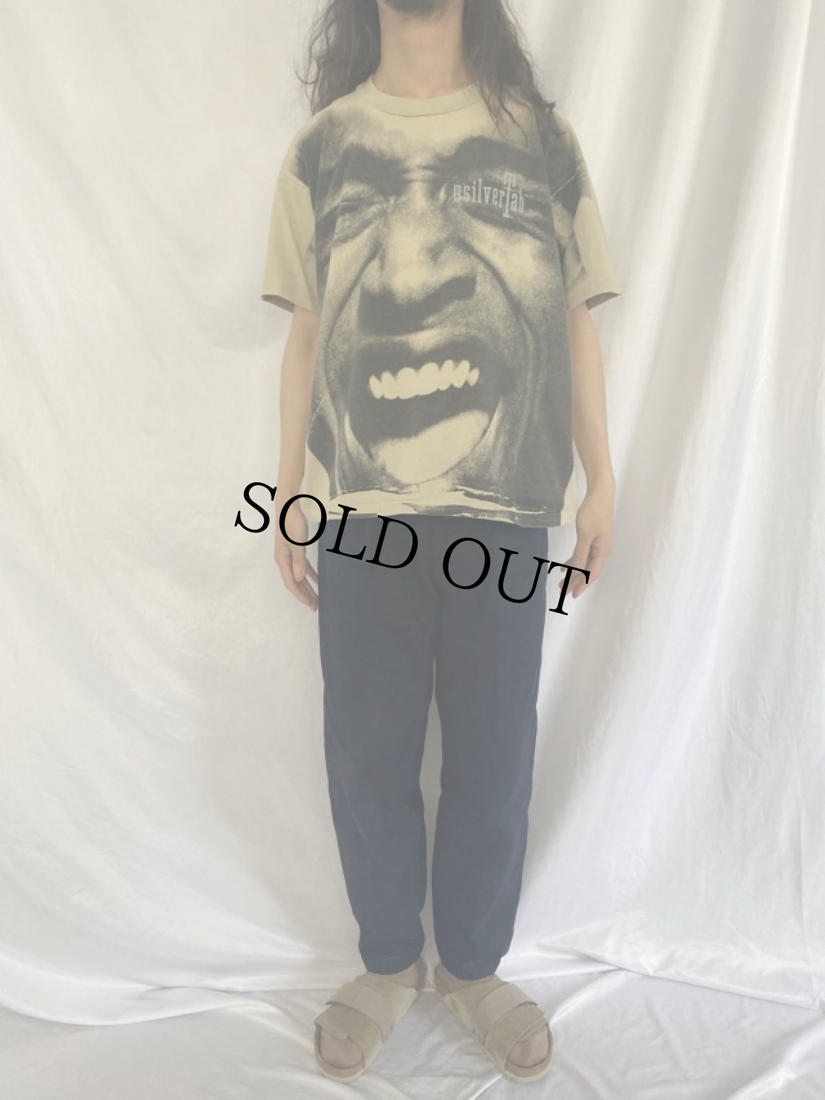 画像2: 90's SILVER TAB USA製 大判プリントTシャツ XL (2)