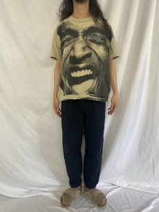 画像2: 90's SILVER TAB USA製 大判プリントTシャツ XL (2)