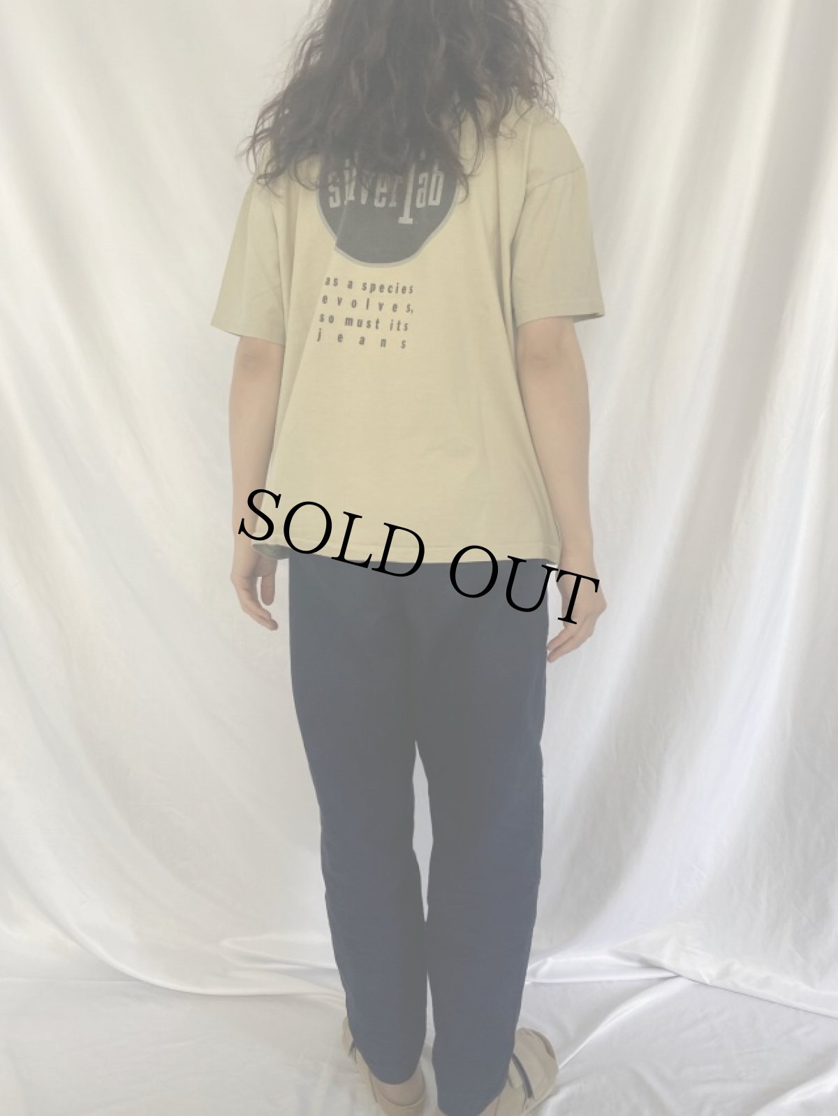 画像4: 90's SILVER TAB USA製 大判プリントTシャツ XL (4)