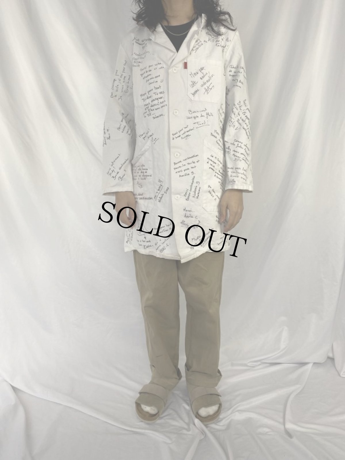 画像2: メモリアル コットンツイル ショップコート (2)