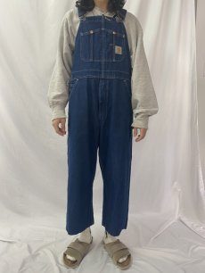 画像2: Carhartt デニムオーバーオール W38 (2)