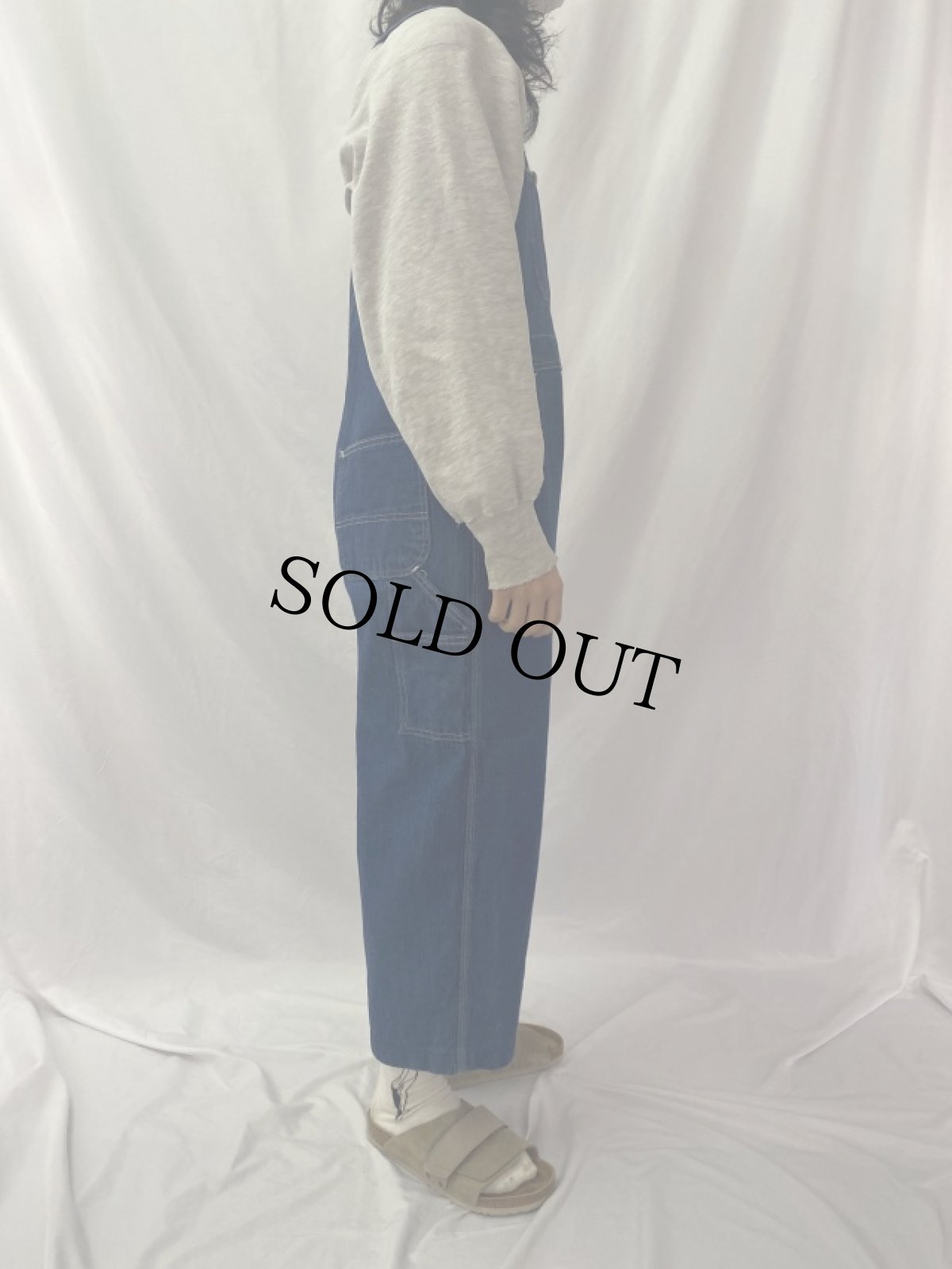 画像3: Carhartt デニムオーバーオール W38 (3)