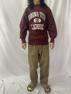 画像2: 90's Champion REVERSE WEAVE USA製 "VIRGINIA TECH" スウェット L (2)