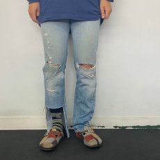 画像4: 70's Levi's 505 赤耳 66single デニムパンツ W30 (4)