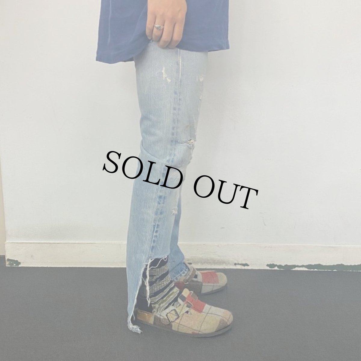 画像5: 70's Levi's 505 赤耳 66single デニムパンツ W30 (5)