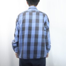 画像3: Mountain Trails バッファローチェック柄 ヘビーネルシャツ (3)