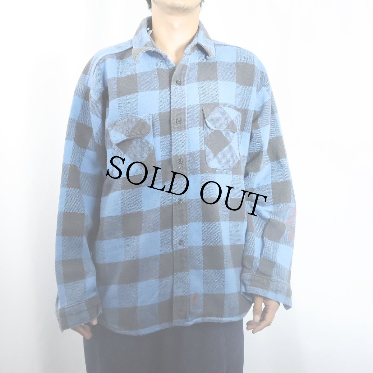 画像2: 80's FIVE BROTHER USA製 チェック柄 ヘビーネルシャツ 2XL (2)