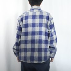 画像3: 80's FIVE BROTHER USA製 チェック柄 ヘビーネルシャツ XL (3)