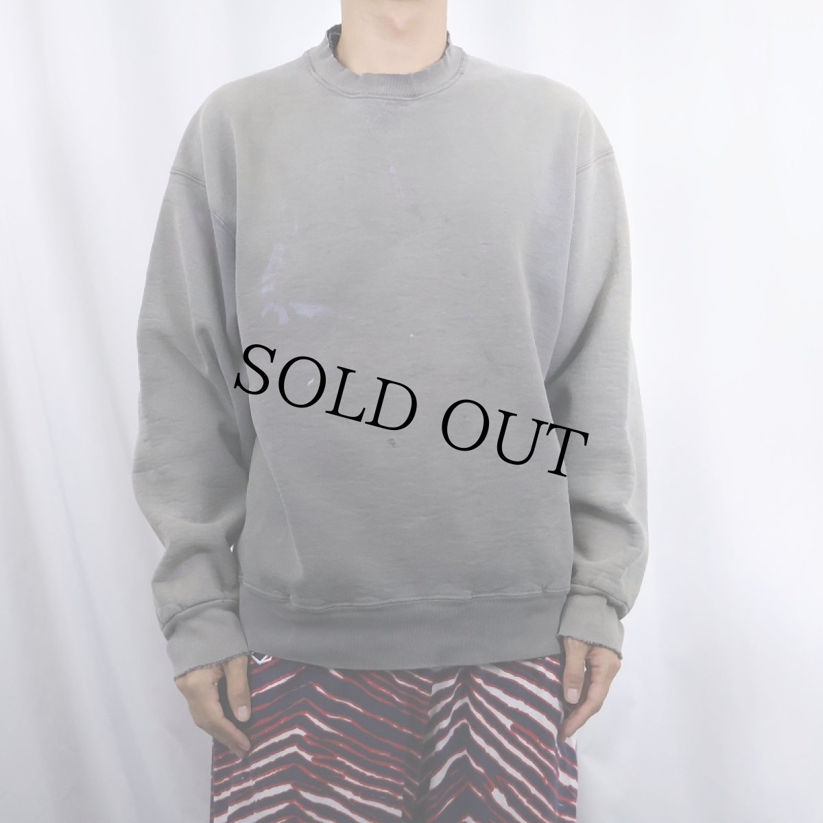 画像2: MUNSINGWEAR フェードスウェット L (2)