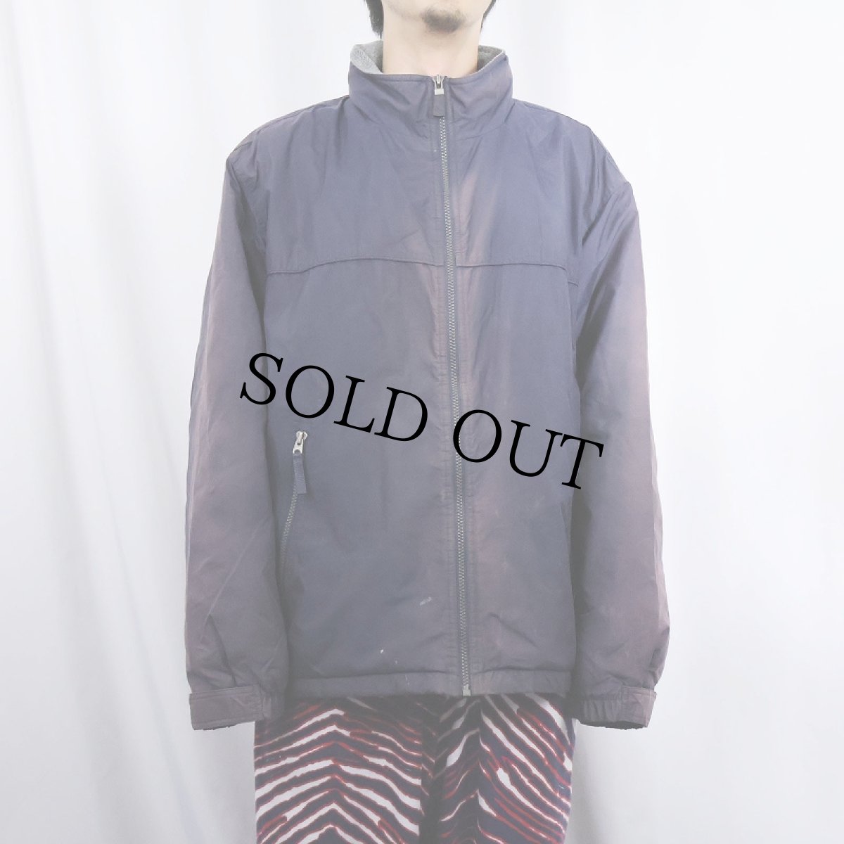 画像2: Catalina 中綿入り ナイロンジャケット NAVY L (2)