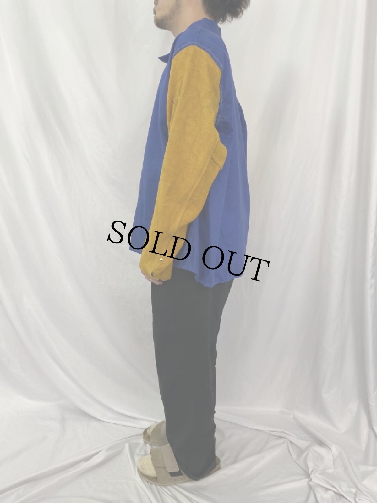 画像3: スエード切り替え ワークジャケット 3X (3)