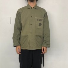 画像4: 40's USMC P-41 HBT Utility Jacket "2TONE" 38 (4)