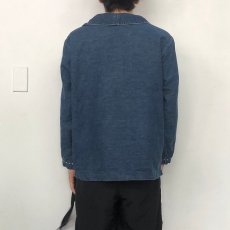 画像5: 30〜40's U.S.NAVY Shawl Collar Pullover Denim Jacket (5)