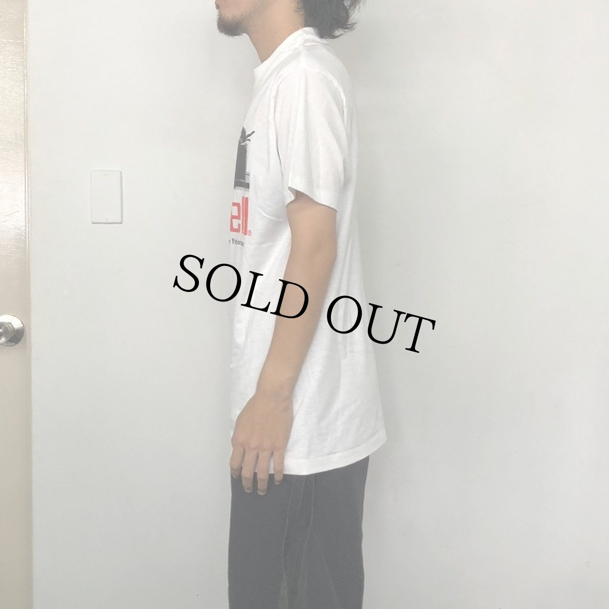 画像4: 90's MAXELL USA製 企業広告プリントTシャツ L (4)