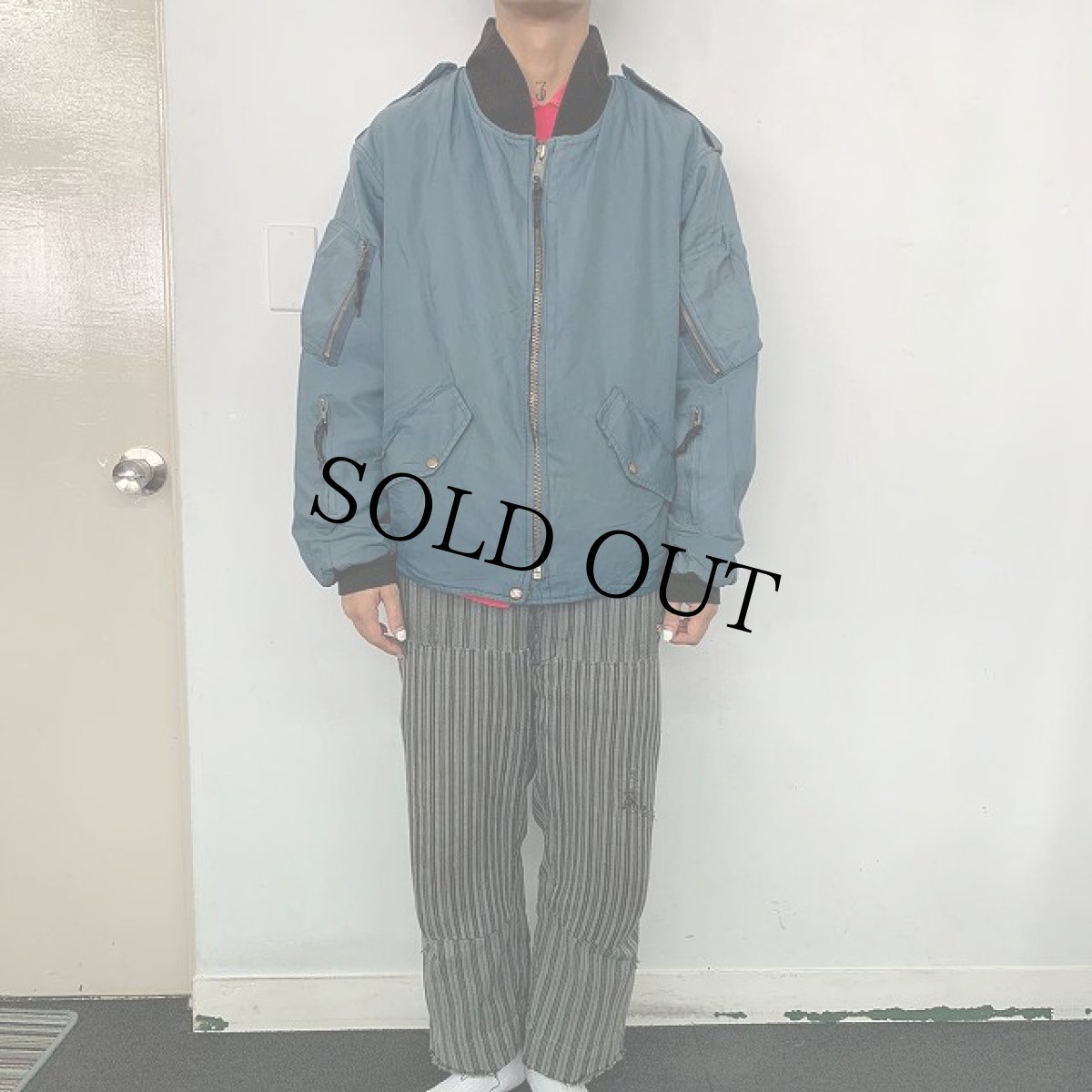 画像2: 90's Royal Canadian Air Force Pilot Jacket (2)