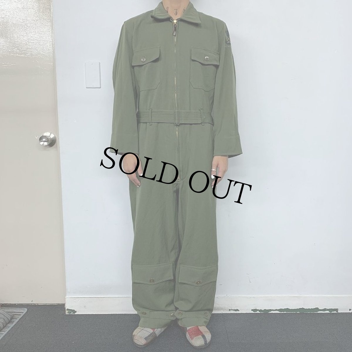 画像2: 40's U.S. ARMY AIR FORCES SUMMER FLYING SUIT sizeM38 (2)