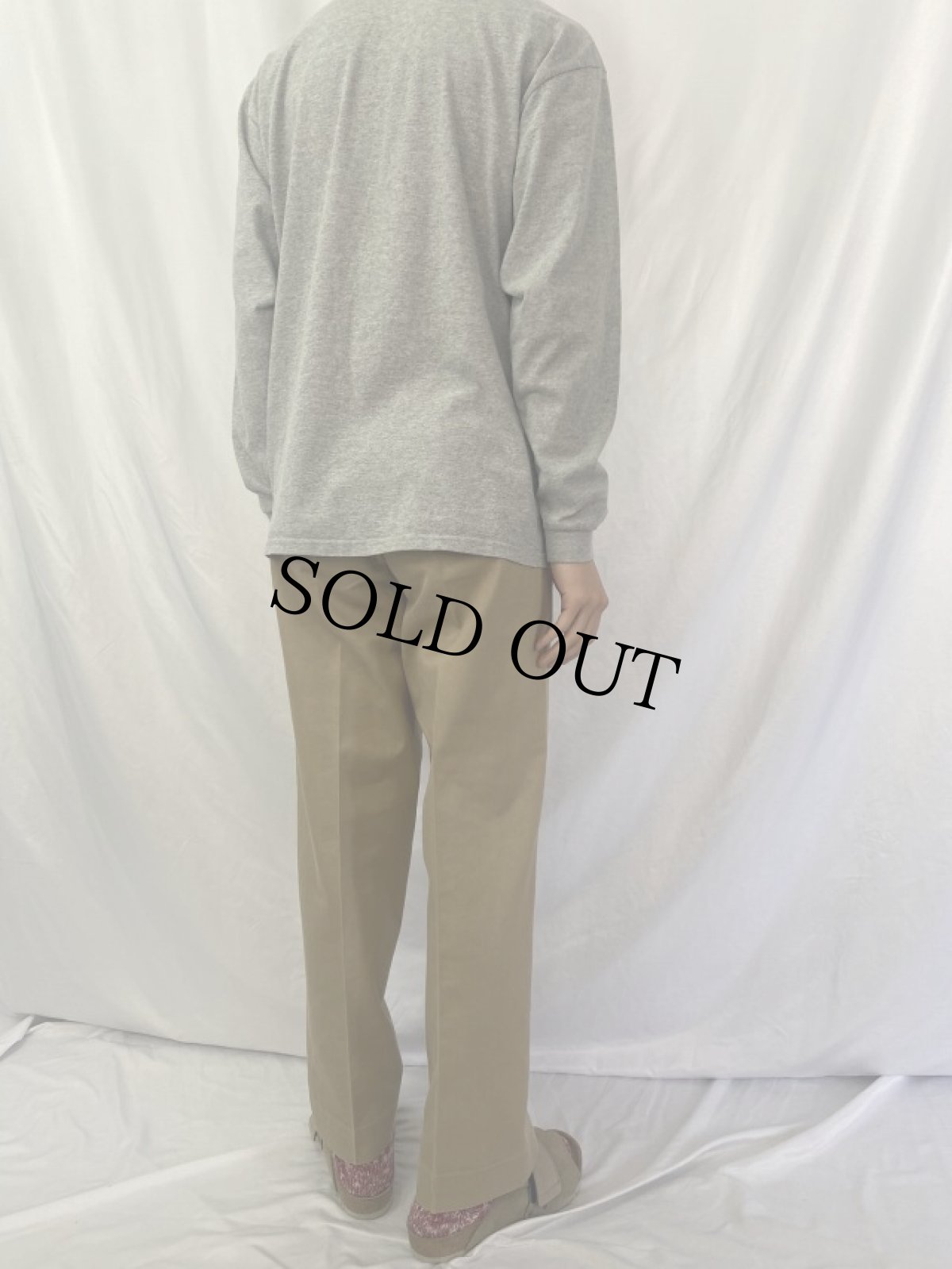 画像4: 50's U.S.ARMY 糊付け＆プレス チノトラウザーズ W28 (4)