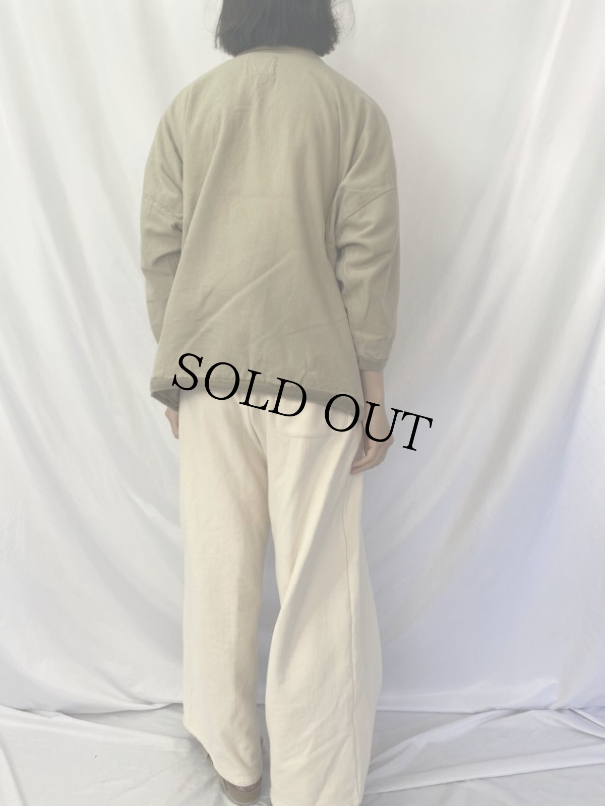 画像4: USA製 襟付きスウェット S (4)