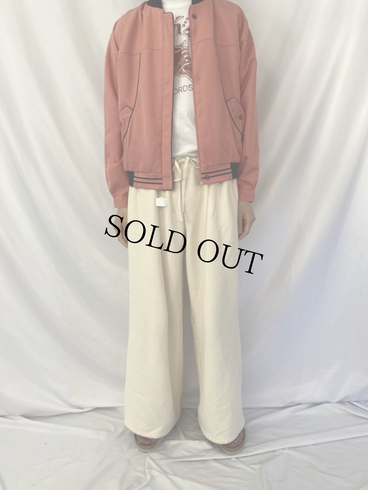 画像2: ツートーン コットンスポーツジャケット L (2)