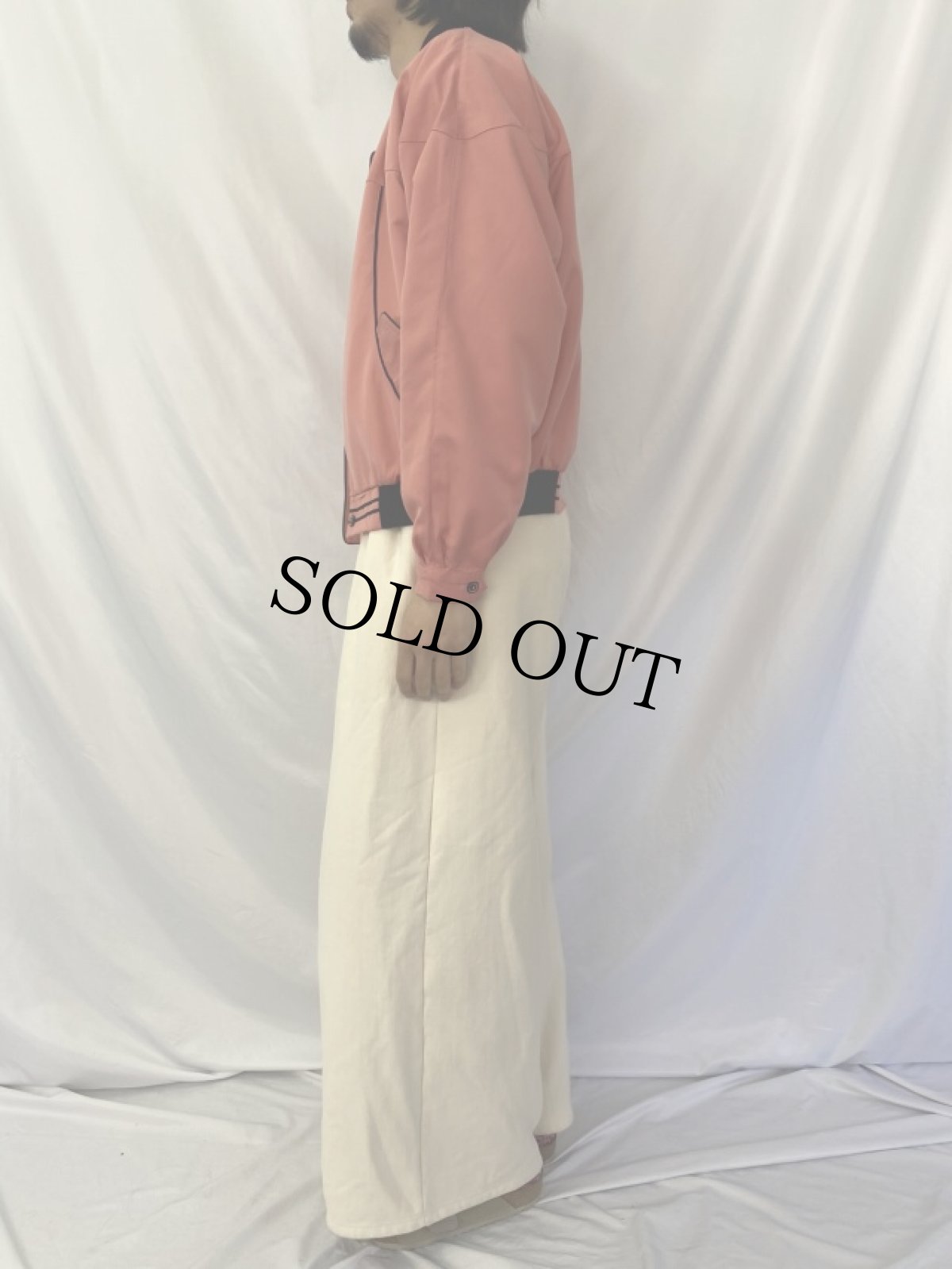 画像3: ツートーン コットンスポーツジャケット L (3)