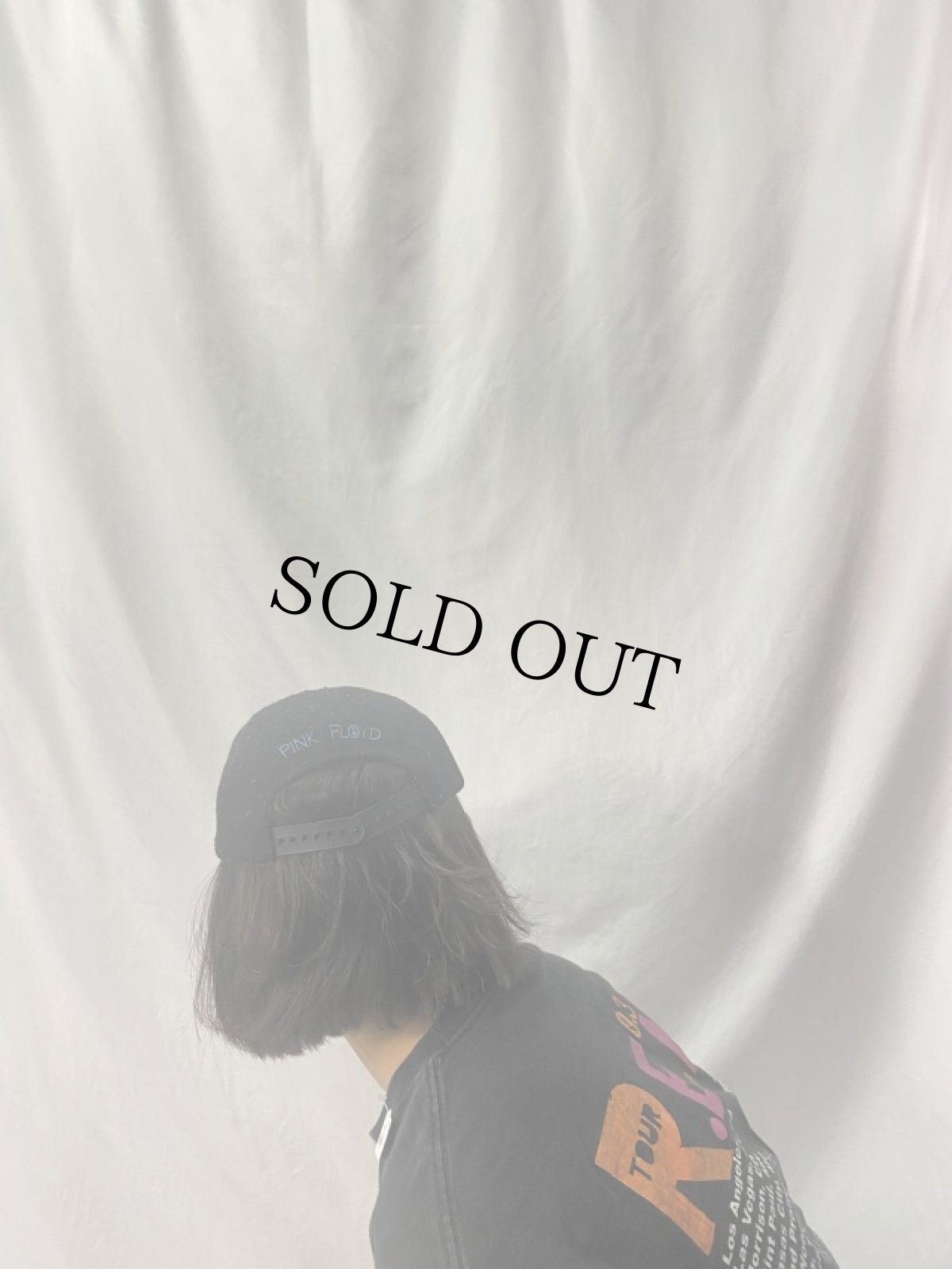 画像4: 90's PINK FLOYD バンドロゴ刺繍 スナップバック ウールキャップ (4)