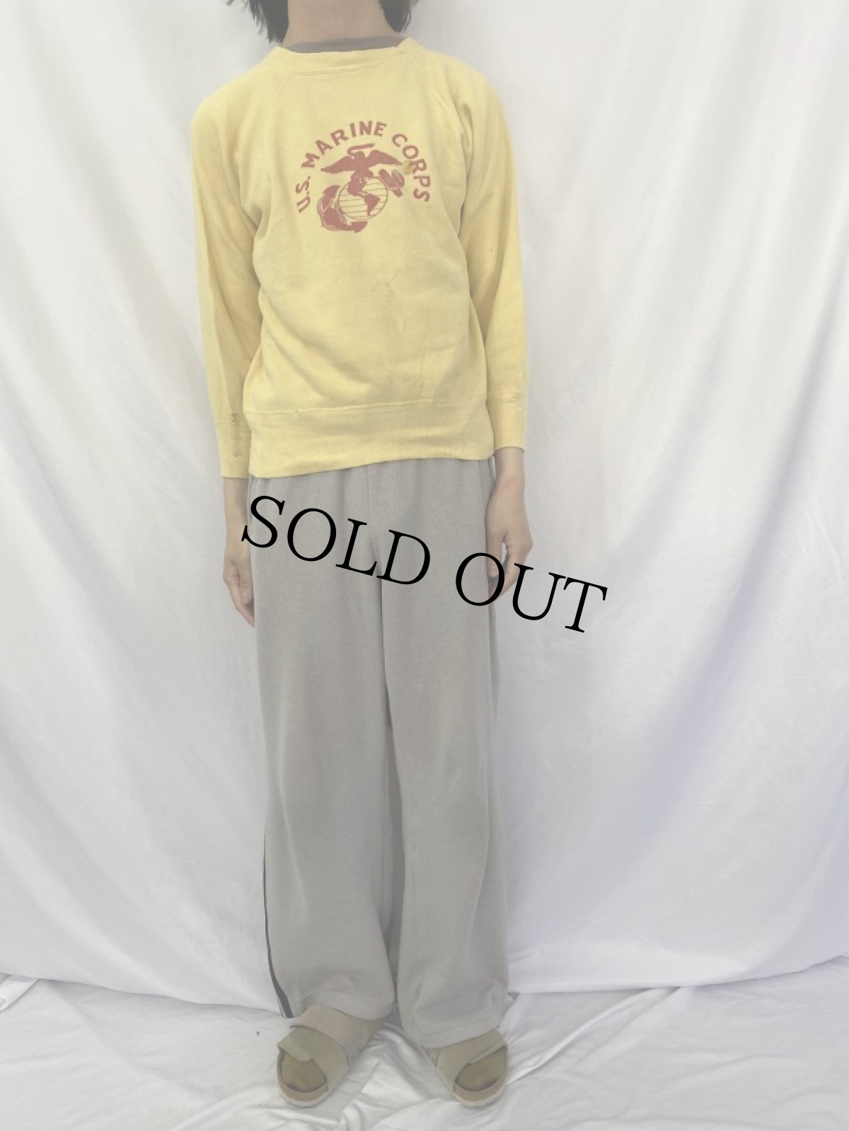 画像2: 50〜60's U.S.MARINE CORPS スウェット (2)