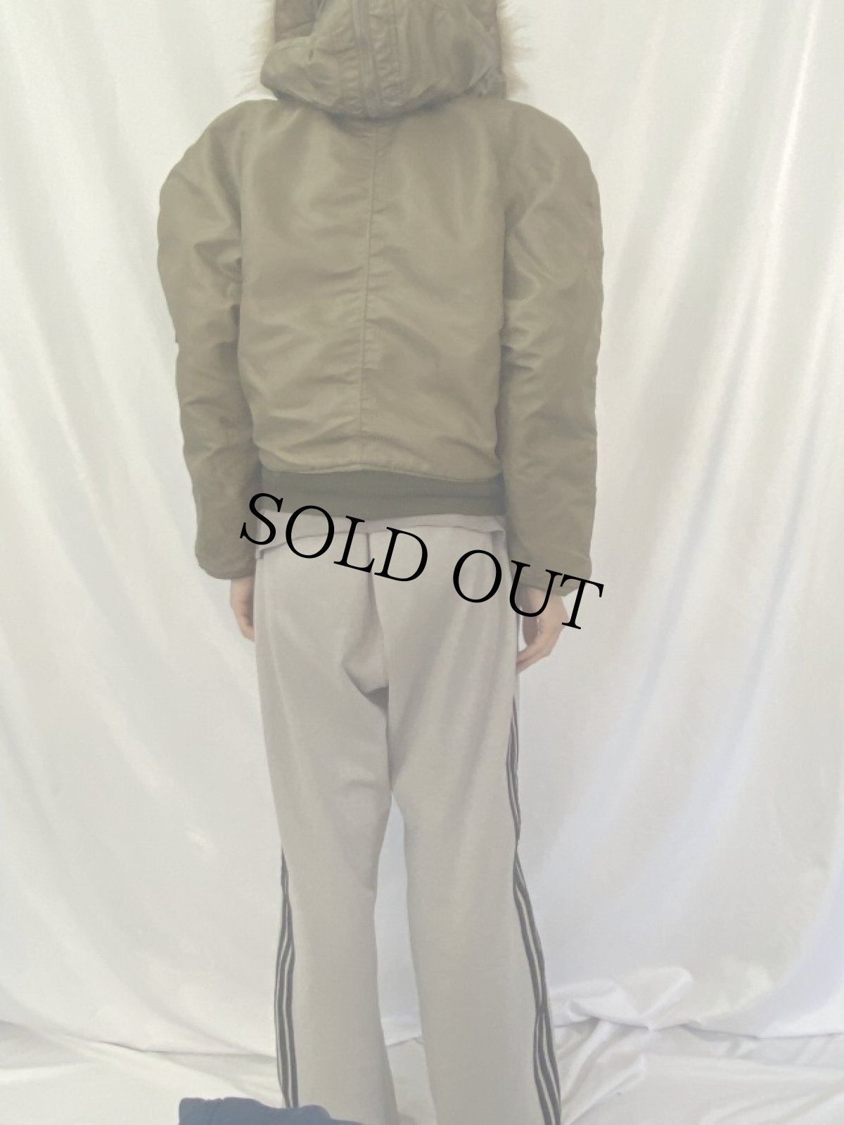 画像4: 40〜50's U.S.AIR FORCE N-2 フライトジャケット 初期型 LARGE (4)